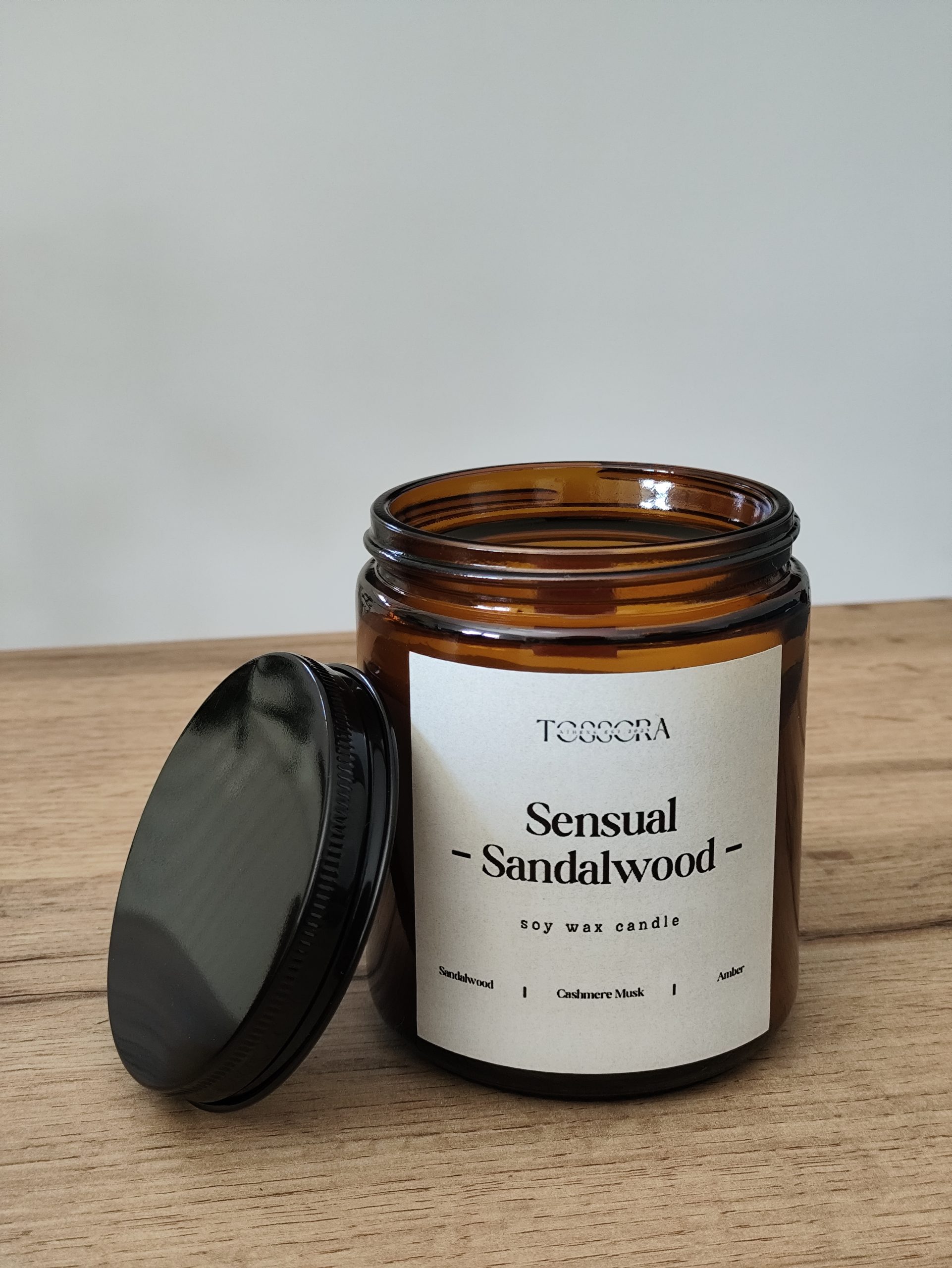 Sensual Sandalwood Soy Candle - Image 3